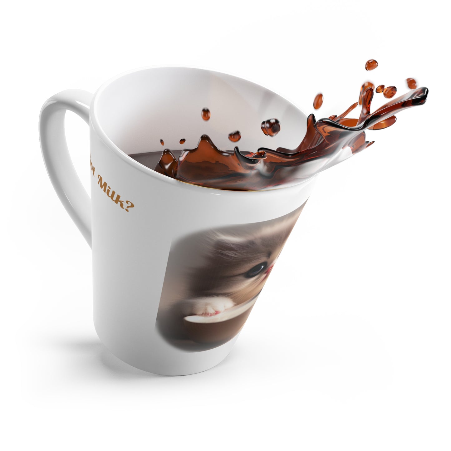 Cute Kitten Latte Mug