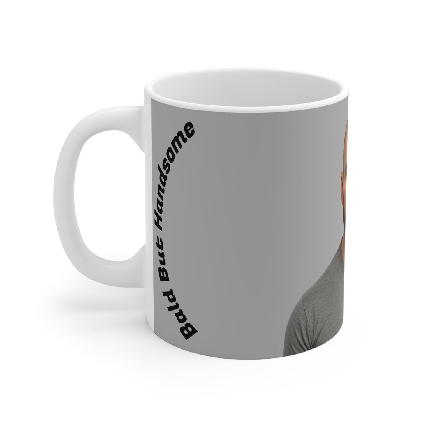 Bald But Handsome Mug